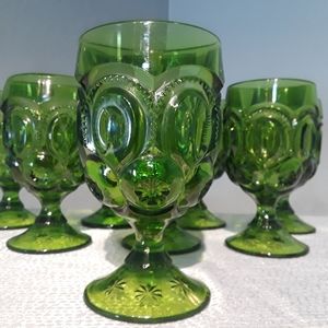 Vintage Le Smith Moon and Stars Colonial Green Gob